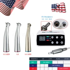 NSK Style Dental Brushless LED Electric Micro Motor/1:5/1:1 Increasing Handpiece