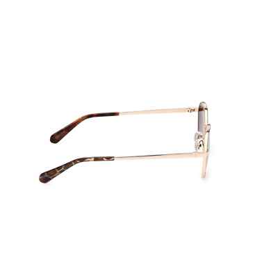 Guess GU5215 32F Shiny Gold Round Geometric Sunglasses Metal  display picture 2