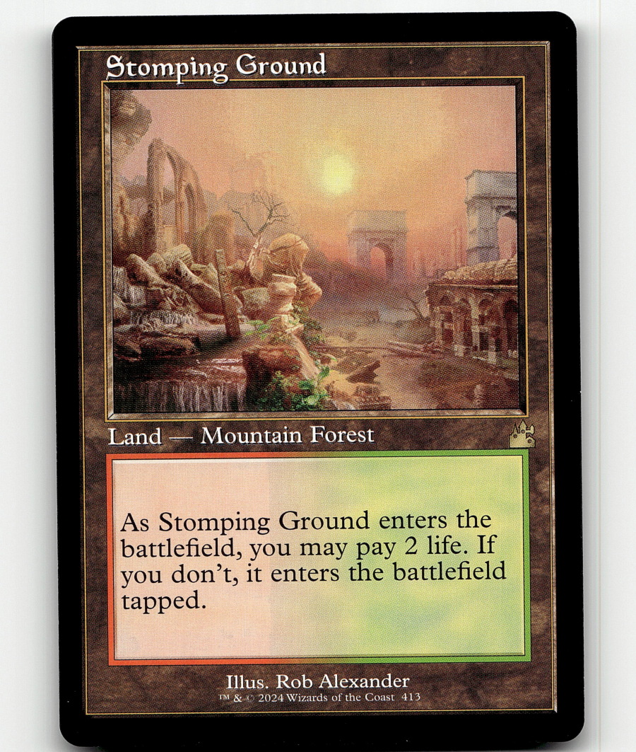 MTG Stomping Ground (Retro Frame) 413 - Ravnica Remastered | eBay