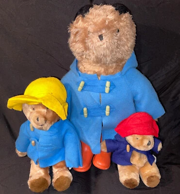 Paddington Bear 1977 18” Eden Blue Coat Red Willies And MORE - Image 1 of 4