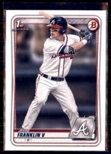 2020 Bowman Draft Paper Jesse Franklin V Atlanta Braves #BD-17 5 Card Lot