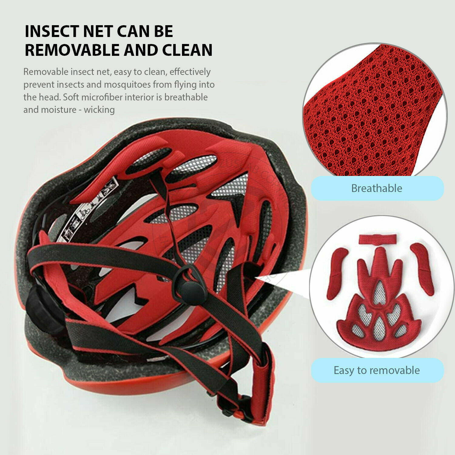 Adult Bike Helmet Bicycle Cycle Helmet Collocated with a Headband