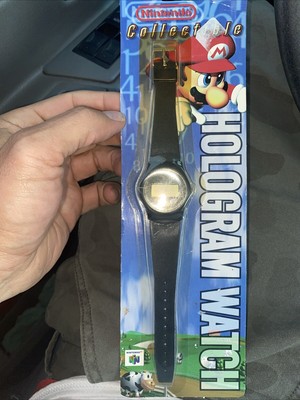 Super Mario Nintendo 64 N64 Hologram Watch BRAND NEW Sealed Mario Holographic