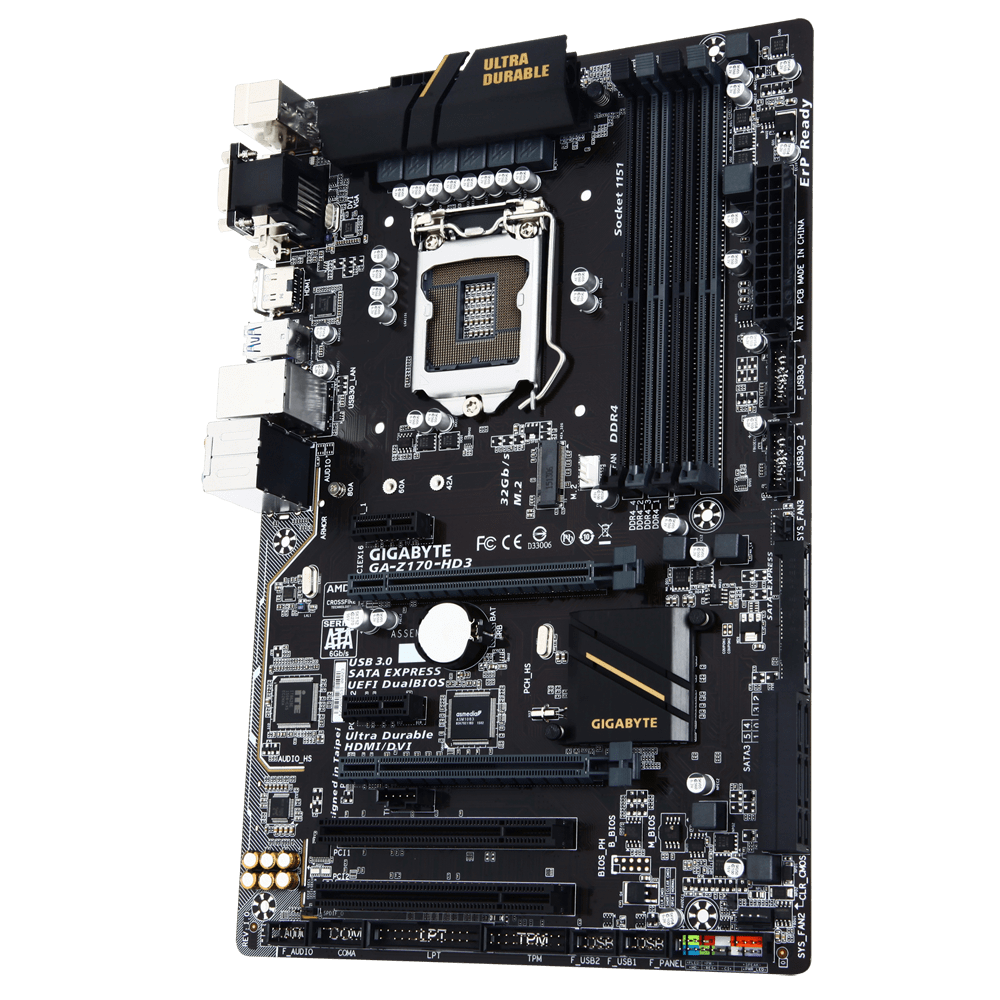 GA-Z170-HD3P/Core i7 6700/16G(DDR4)セット GA-Z170-HD3P/Core i7 6700/16G(DDR4)セット Gigabyte GA-Z170