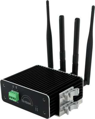 Hutschienen-PC IS0220  industrial Raspberry PI 4, 4GB RAM, LTE, WLAN, Raspi OS