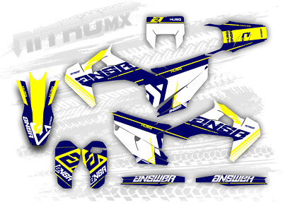 Kit Autocollants Graphiques Husqvarna TE/FE 125-501 (2020-2023) – Style Factory Race – Personnalisable