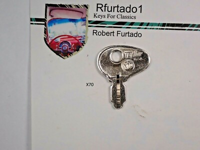 Key Blank for Vintage Harley Davidson & Sprint Aermacchi Fork lock (X70)