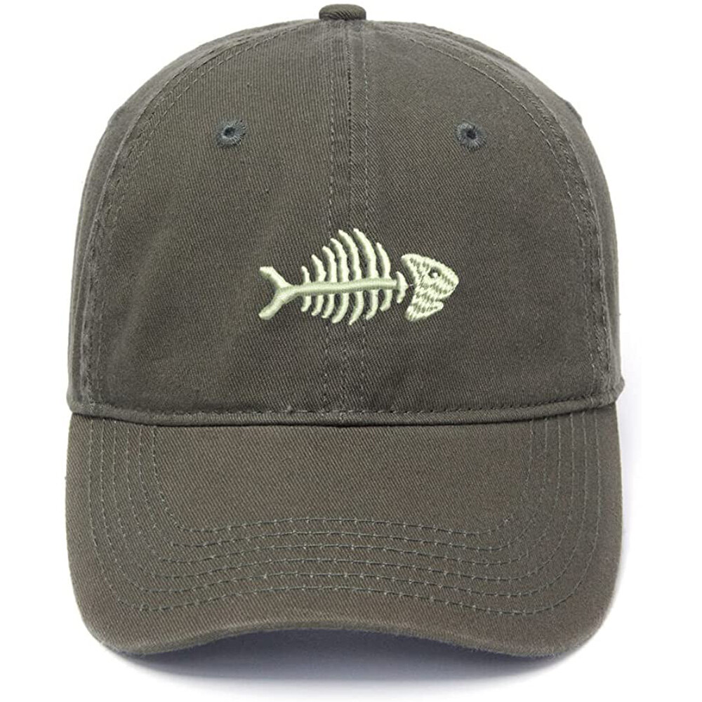 Men's Embroidered Anchor Baseball Cap - Cotton Adjustable Hat For Casual Wear, Running, Or Hiking - Black - View #8