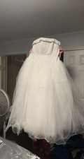 davids bridal wedding dress size 18