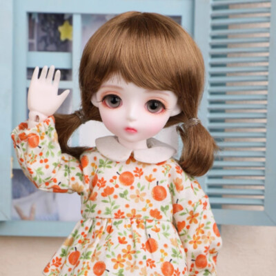 Bare BJD Doll 1/6 SD Jointed with Face Makeup Delicate Miu Candy Floss Girl Gift