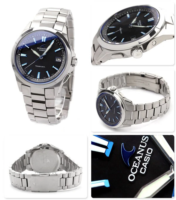 Casio Oceanus OCW-S100-1AJF Black Dial Titanium Radio Solar Men