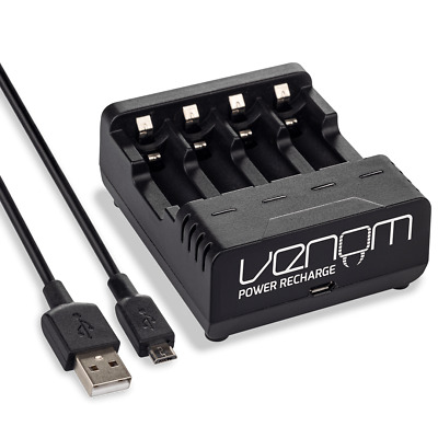 Buy Rechargeable High Capacity AAA / AA Batteries And Charging Dock - Venom Power