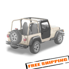Bestop 51789-35 Black Diamond 2-piece Door Full Doors For 97-06 Jeep Wrangler Tj