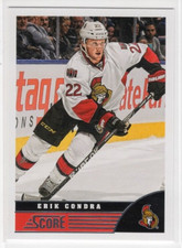 Erik Condra 13-14 Panini Score Hockey Base Common #355 Ottawa Senators