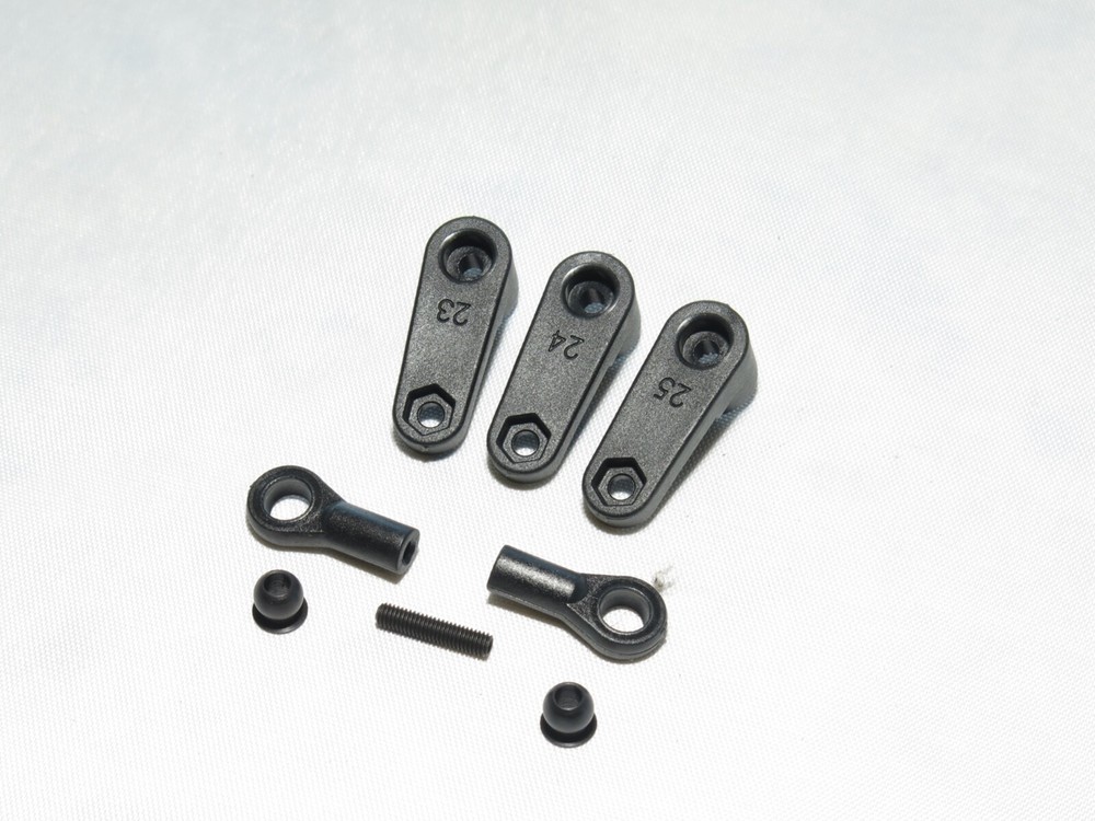 HB204855 HB RACING E8 WORLD SPEC BUGGY STEERING LINKAGE WITH SERVO HORNS