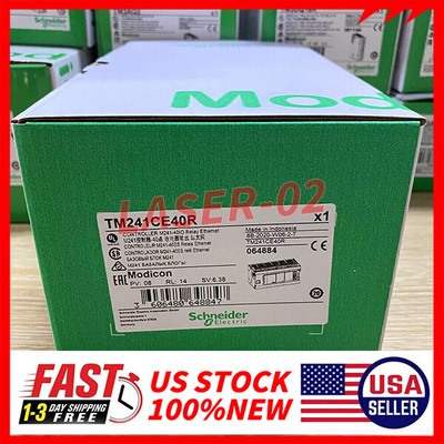 Schneider Electric TM241CE40R Modicon M241, Relay Outputs, Ethernet, Brand New