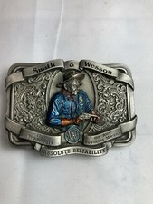 VINTAGE 1989 SMITH AND WESSON BERGAMOT C-300 BELT BUCKLE