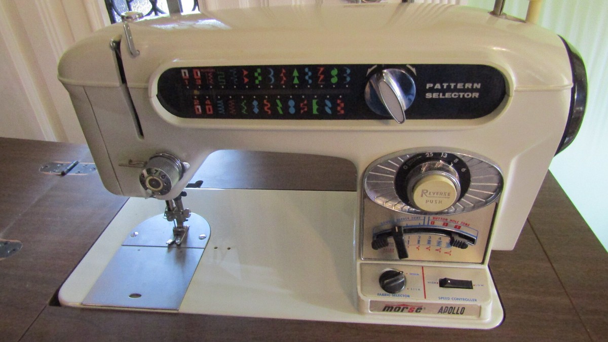 Vntg Morse Apollo Sew & Save ZigZag Model 6400 Sewing Machine W