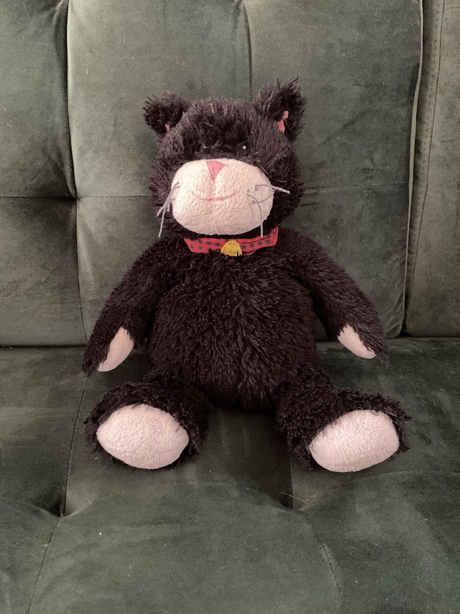 Intelex Warm and Cosy 13” Microwavable Black Cat Plush Warming Soothing