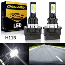 H11B LED Headlight Bulbs for Hyundai Veloster 2012-2017 Low Beam Kit 6000K White