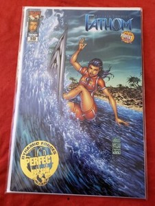 Image Top Cow Fathom #13 DF Gold Foil Stamp Perfect 10