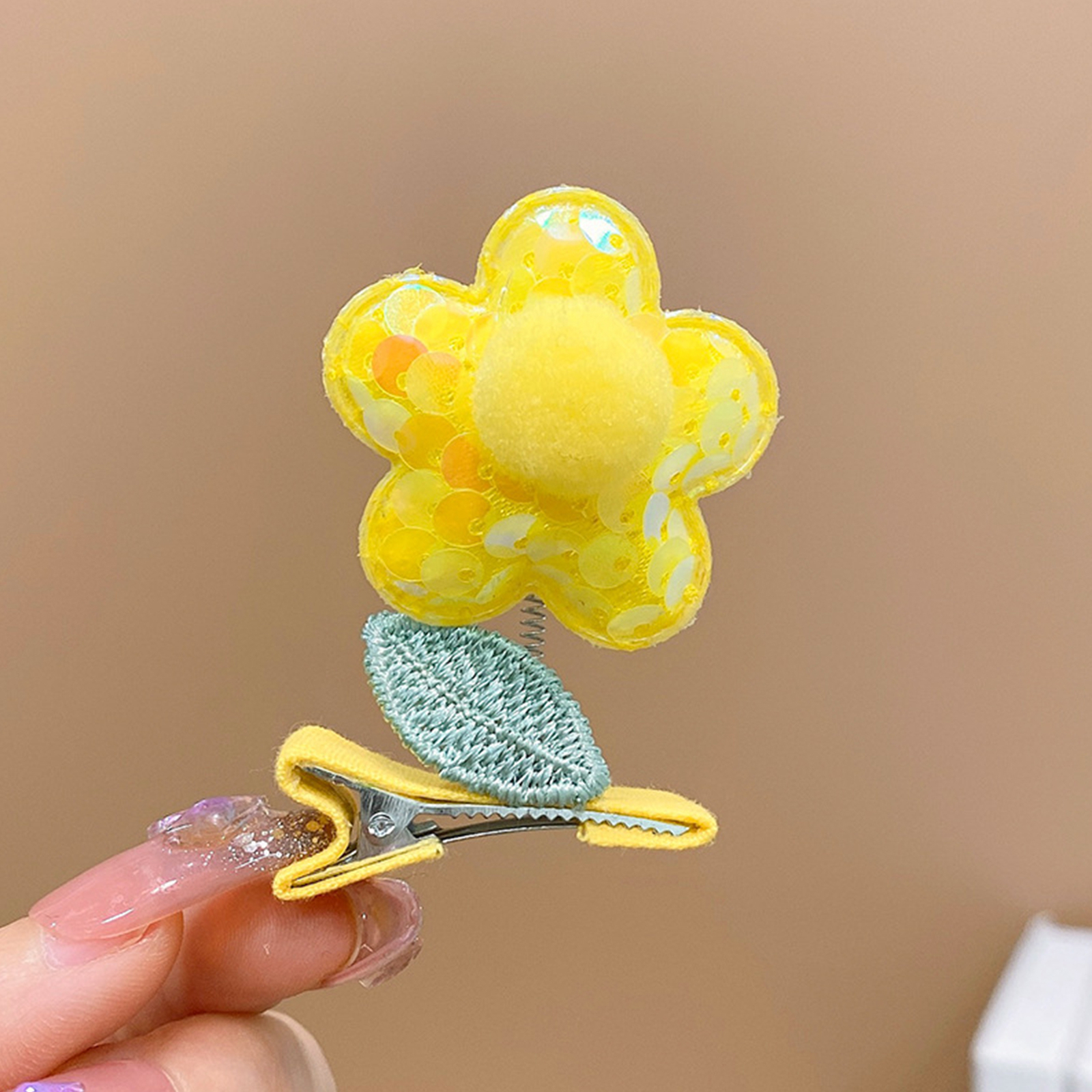 Children Hair Clip Sequin Hair Decoration Antislip Children Barrette