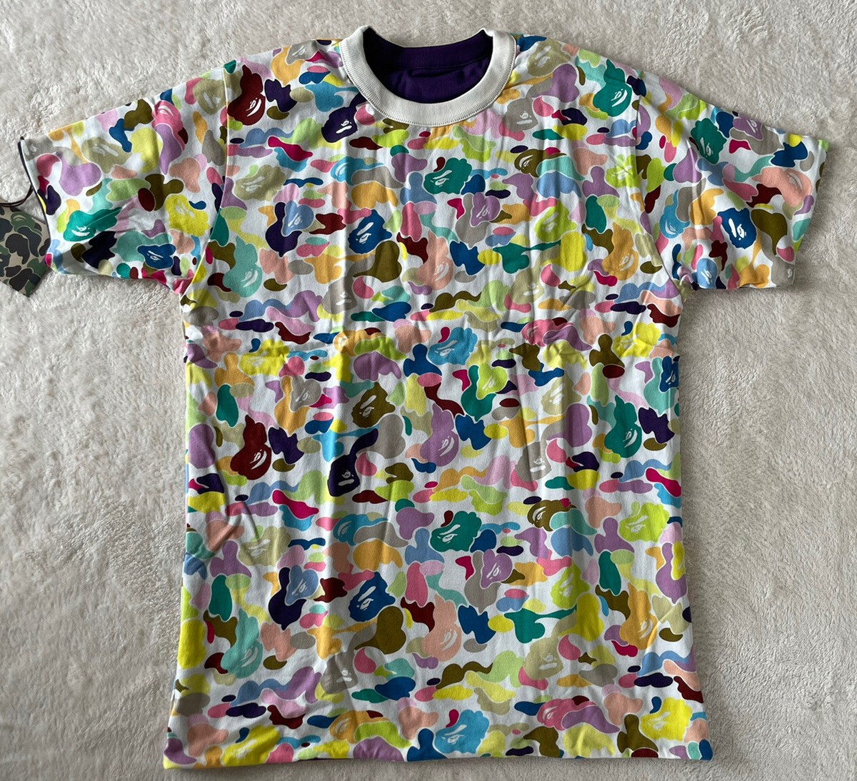 一 番 安い 特売 デッドストックA Bathing ape Bape カモ リバーシブル 