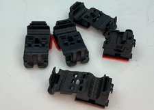 5 PACK HellermannTyton 156-02722 Inline Ratchet Clamp Adhesive Mount 1/4"-1/2"