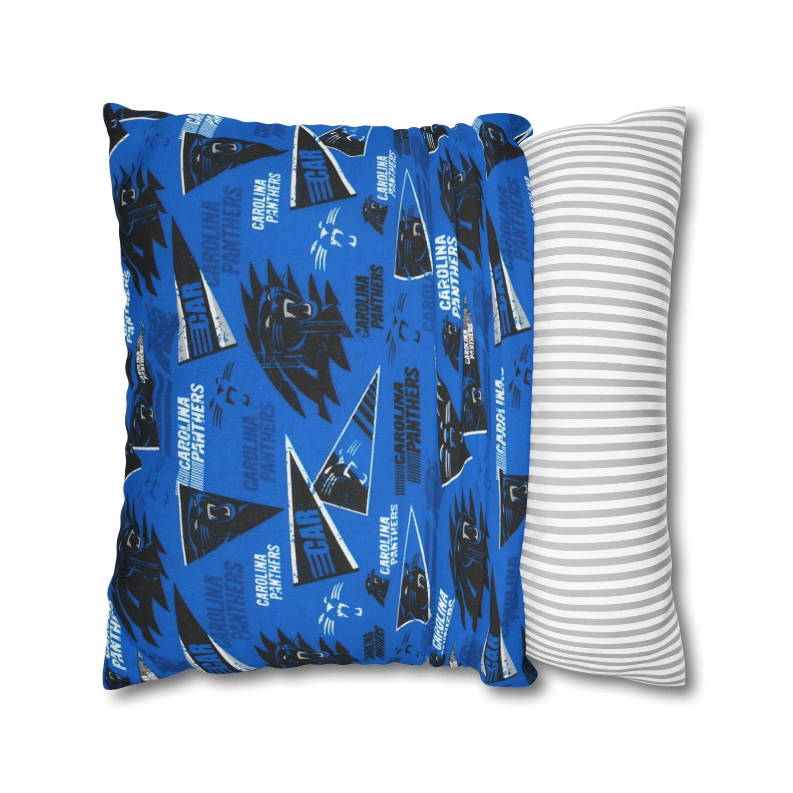 Carolina Panthers Square Throw Pillow Cover