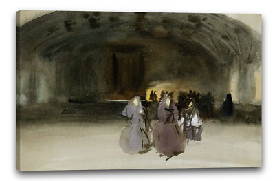 Kunstdruck John Singer Sargent - Frauen nähern sich
