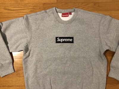 New M Supreme Box Logo Bogo Crewneck Sweatshirt Sweater