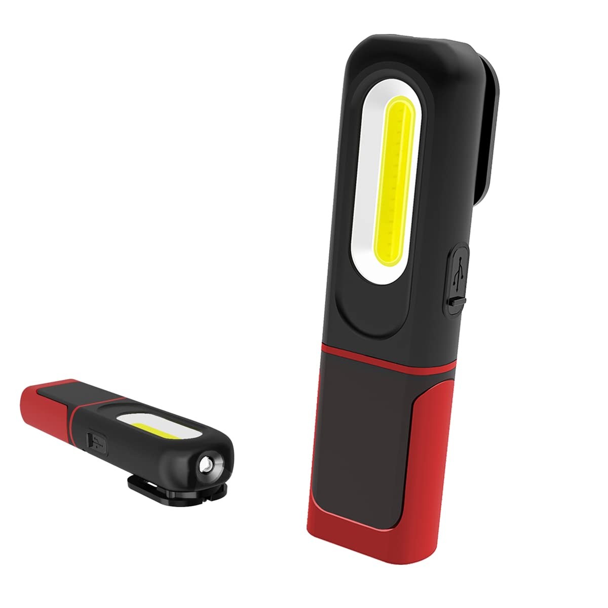 Lampe de Travail LED Rechargeable Mains Libres Contre l'Obscurité