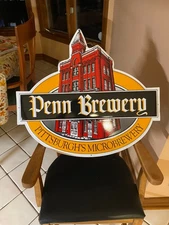 Penn Brewery Tin Tacker Sign