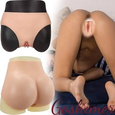 Silicone Underwear Shorts Panty Fake Vagina Transgender For Crossdresser