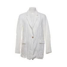 Zara, Blazer, Größe: S, Weiß, Baumwolle/Polyester, Einfarbig, Damen #2ky