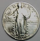 LOT #L512   1927   STANDING LIBERTY QUARTER (NICE DETAILS)