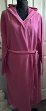 LL BEAN Womens Jersey Robe Belted Size X Large 45  Length Pockets