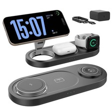 3 in 1 Foldable Magnetic Wireless Charging Station Dock For Apple Phone