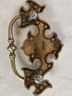 4 Vintage Brass Batwing Chippendale Bail Drawer Pulls 5x 2.5" - CANADA CP 1825 — photo 8