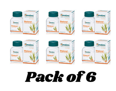 Himalaya Shatavari 60 Tablets x 6 | Women s Wellness | Supports Lactation