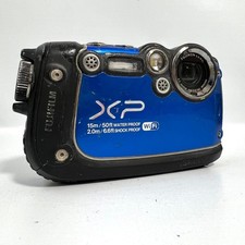 FUJIFILM FinePix XP200 Blue Digital Camera 16.4MP 5x Zoom 3.0 inch LCD Exc