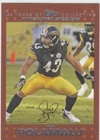 2007 Troy Polamalu Topps COPPER BORDER Parallel /2007 - #247 Pittsburgh Steelers