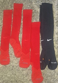 3 Nike Soccer Socks Medium
