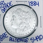 1884 MORGAN SILVER DOLLAR AUTHENTIC HI GRADE U.S. MINT COIN FREE SHIPPING 5490