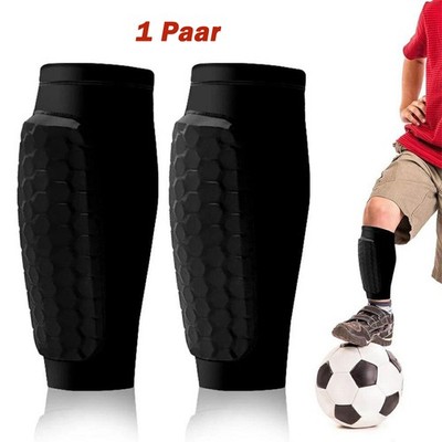Schienbeinschoner Fussball Atmungsaktiv rutschfest Sport Stoßschutz Shin Guards