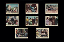 Inferno 8x ORIGINAL UK FOH Lobby Cards Roy Ward Baker Robert Ryan 1953