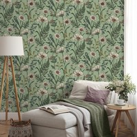 Fine Decor Wild Meadow Vliestapete Floral GrüN FD43337 Waschbar Country