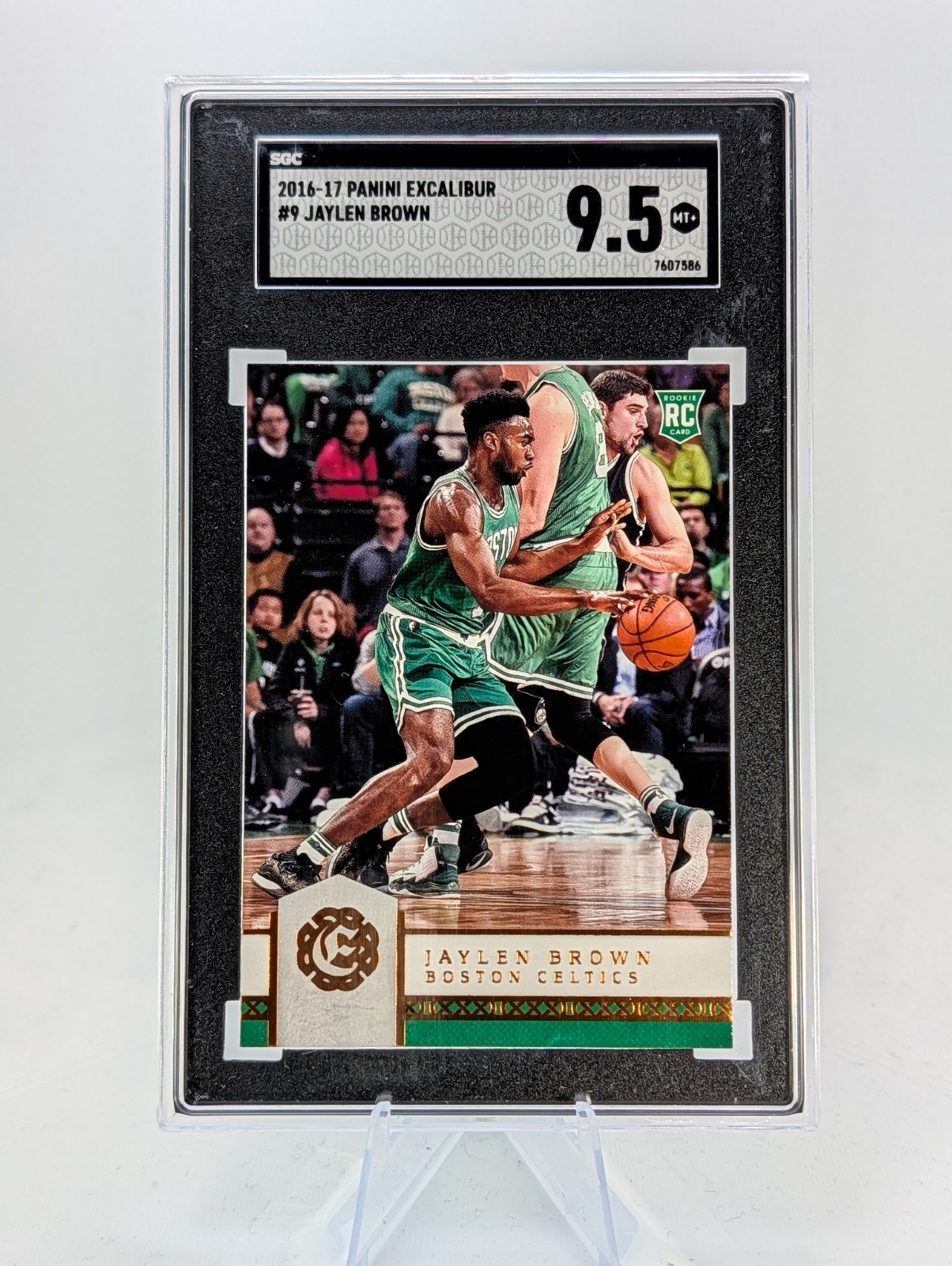 2016-17 Panini Excalibur JAYLEN BROWN Rookie #9 SGC 9.5 MT - Celtics RC