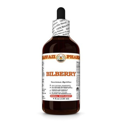Bilberry (Vaccinium Myrtillus) Tincture, Dried Berry Liquid Extract