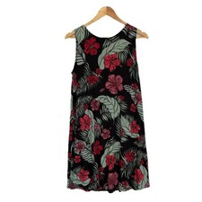 HIBISCUS COLLECTION HAWAII Lightweight 100 Rayon Tropical Print Dress